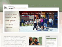 Tablet Screenshot of edvocate.org